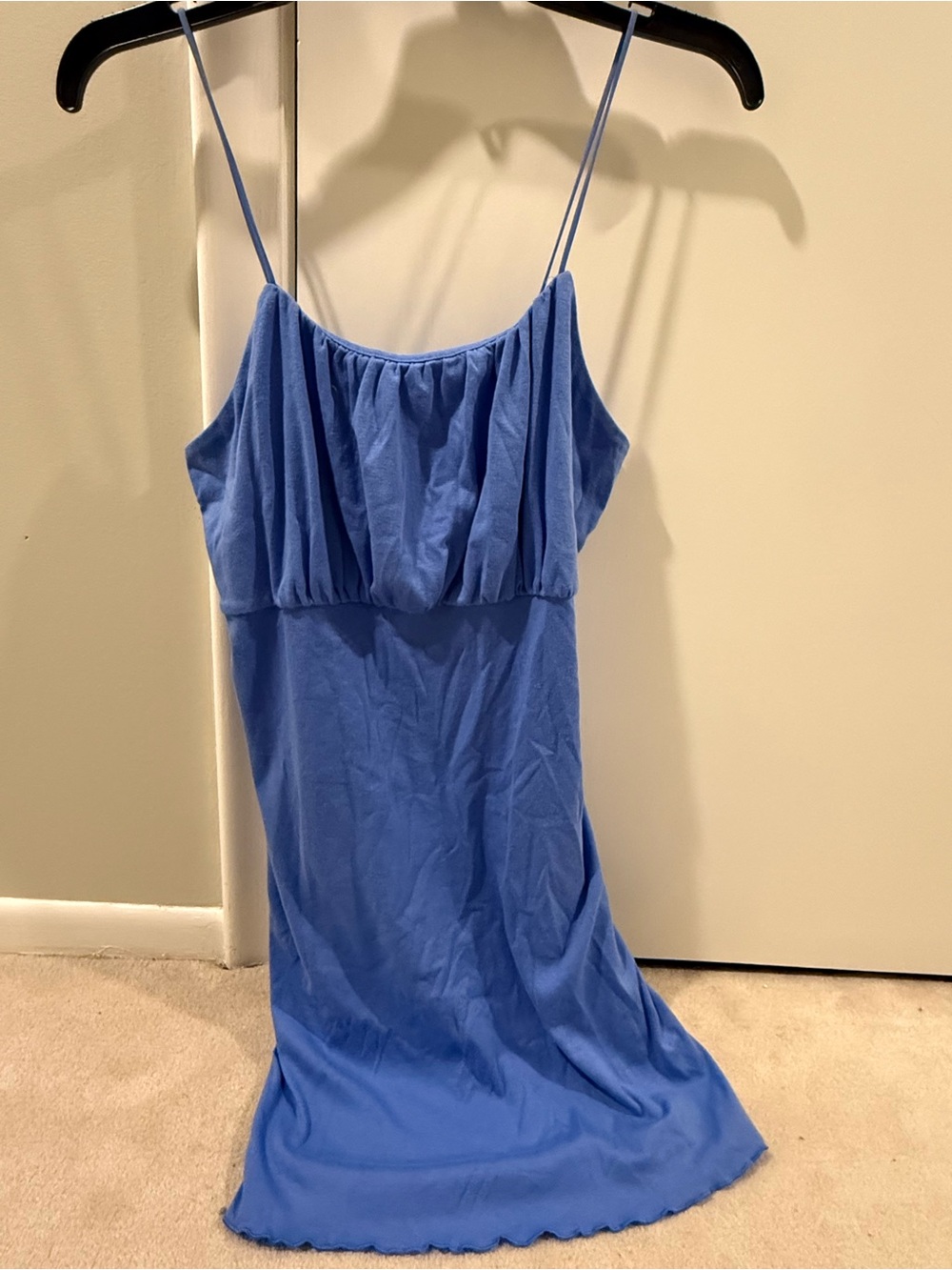 Girls  Blue Spaghetti-Strap Dress